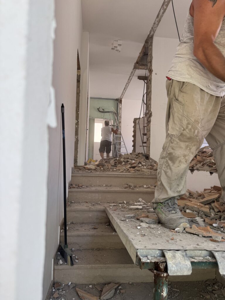 jobsite_02 Villa Galella renovation in Rimini, Italy — construction progress (2 of 18) by Duoma Atelier