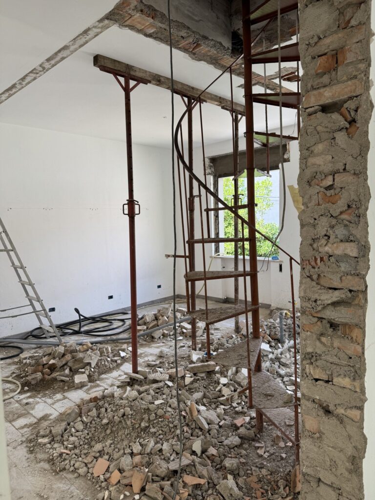 jobsite_04 Villa Galella renovation in Rimini, Italy — construction progress (3 of 18) by Duoma Atelier