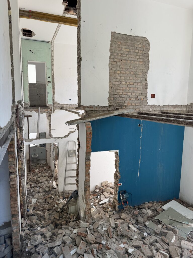 jobsite_11 Villa Galella renovation in Rimini, Italy — construction progress (5 of 18) by Duoma Atelier