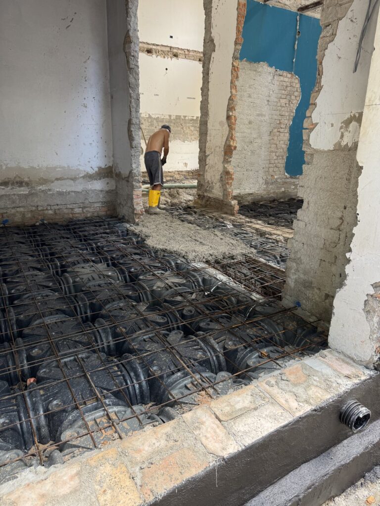 jobsite_24 Villa Galella renovation in Rimini, Italy — construction progress (10 of 18) by Duoma Atelier